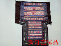 Old embroidery piece Miao handmade embroidery piece ethnic minority hand embroidery seed embroidery old embroidery piece strap T1902