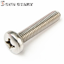 Pan head cross rice word mechanical tooth mechanical screw DIN7985 stainless steel A2 2 5*5-4*25