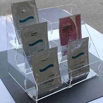 Cosmetic mask acrylic display stand shopping mall supermarket display stand acrylic lattice shop perfume powder display rack