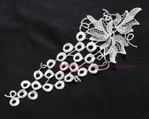 Clearance circle flower embroidery lace clothing accessories clothing accessories accessories DIY skirt clothes wedding dress decoration