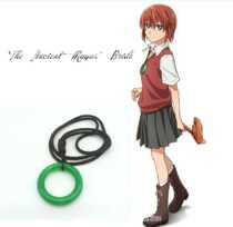 Japanese anime magic bride Yu bird Zhishi necklace COSPLAY props jade ring pendant