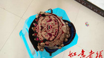 Old embroidered pieces Miao old embroidered hats Handmade old embroidered hats Ethnic minority crafts seed embroidered hats 1