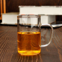 Large heat resistant glass green tea cup cup Tea cup office Personal cup glass glass 300ML