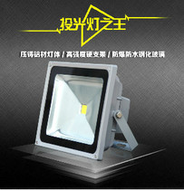 LED projection lamp 200w10w20w30w50w outdoor advertising lamp 70w150w100w Pan-light street lamp