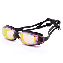 Yingfa swimming goggles large frame swimming glasses colorful chrome anti-ultraviolet waterproof anti-fog swimming goggles 1300AFV