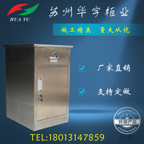 Stainless steel one bucket one door drawer type low cabinet Movable cabinet Medical cabinet Medicine cabinet Locker with lock iron cabinet
