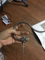 Stainless steel faucet hook thick hook thrush cage for Guangdong thrush cage with a rod length of about 13cm