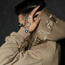 MASTERAPE new full embroidered Gothic pullover fleece jacket four color