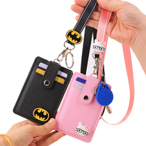Bus card bag anti-theft rope Access control Bus card sleeve Anti-loss keychain Anti-theft chain card sleeve Lanyard protection card sleeve