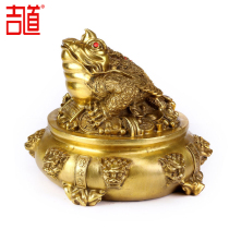 Jido toad Golden Cicada ornaments toad toad toad large golden toad ornaments home furnishings bronze toad ornaments