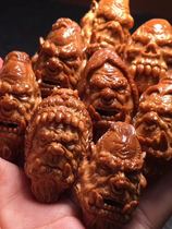 Nuclear carving fan boutique pure handmade olive core World of Warcraft 2 1 Meilin nuclear famous Chen Min carving