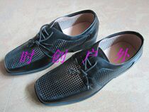 Special mens leather leather sandals Black mesh leather sandals Super strong on-line sole leather sandals