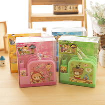 Han Edition Creativity Stationery Cute Little Bear 7 Pieces 10 Pieces Stationery Suit Elementary School Kids Cartoon Stationery Gift Prizes