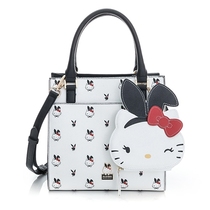Playboy x Hello kitty playful Katie series 2WAY Handbags-Charming Black