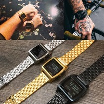 Overseas Nixon Watch Nixon Men Women Digital Square Tuhao Gold Quartz Watch A1107-502