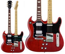Customer Customized Gibsons SG Fenders Tele red double-headed electric guitar