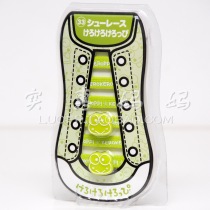 Shanghai spot Japan direct delivery Kolobi mung bean frog shoelaces with decorative parts free combination green