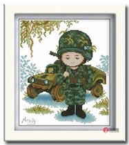 Precision printing DMC cross stitch monopoly DMC kit Magazine-small Army ZZH0499