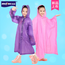 Mingjia environmental protection tasteless childrens raincoat EVA outdoor travel cute cape type student baby mens and womens childrens raincoat