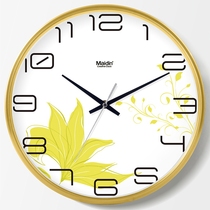 Medin fashion wall clock living room office simple silent clock Wall watch creative quartz clock calendar D638
