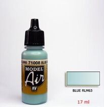 Spanish vallejo(AV paint) spray water paint 71008 pale blue 17ML