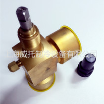 Shanghai Weito WATO Brass Angle Valve NKA-17 2-1 8 Globe Valve Welded Closing Valve Angle Valve Air Conditioning Accessories
