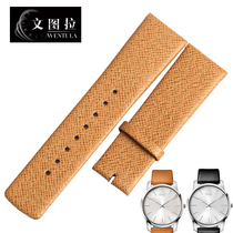 Ventura leather strap substitute CK watch K2G211 K2G231 strap 22 16mm orange men and women K2G