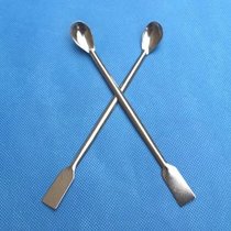 Stainless steel medicine spoon (spoon shovel) square tail 200mm high quality stainless steel medicine spoon spatula spatula