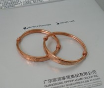 Pure bronze bracelet can be adjusted size bronze bracelet pure red copper bracelet suitable for girls to wear