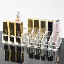 Acrylic lipstick beauty pupil shelf transparent 24 - grid ornaments frame cosmetic collection box display frame