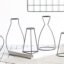 (Mountain tree) ins Nordic wrought iron line vase simple creative flower arrangement flower flower bottle home accessories