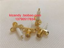 Radio Frequency coaxial connector SMA-KFD outer screw inner hole rhombus two holes flange fixed SMA mother seat 12mm white glue