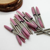 Lengthened pointed flint for grinding chains Electric chainsaw chainsaw chain grinding head Red small electric grinding head