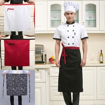 Hotel kitchen half-body waterproof and oil-proof mens Chef Apron restaurant semi-cotton apron Special