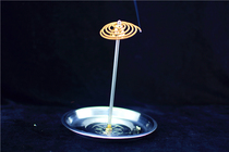 Megacity to thicken stainless steel disc incense holder incense disc password identification Qin Han Shi believer