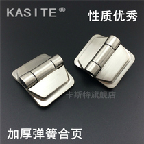 Public toilet toilet partition accessories hardware alloy thickened automatic return closed door spring hinge hinge