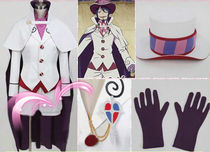 cosplay Anime Game Green Exorcist Director Mephistopheli original cos service Customized