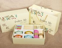 Japanese hand-painted ceramic bowl tableware set dishwashing towel bowl chopsticks gift box creative wedding gift customization