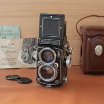 (Super beauty)Rolleiflex 2 8C Xenotar 80 2 8 Red label rare earth glass