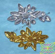 New hot selling dance sequin flower clothing accessories decorative accessories diy material handmade bead flower 242#sequin flower