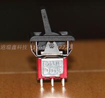 P14 rocking handle ecstasy switch siren switch two-way 6 foot 2 gear black handle small button sub switch 3MD1 table production Q13