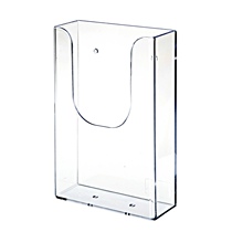 Wall-mounted xuan chuan jia acrylic display stand Wall trifold brochure chuan dan jia information rack 10X21