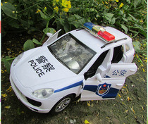 Electric dance deformation rotating universal police car patrol police car model boy gift toy sound and light patrol car