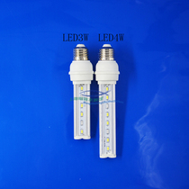 Sensen Jiabao Aquarium Aquarium Aquarium Aquarium Water Grass Tube Lamp Blue and White Energy-saving Lamp Screw Bulb Original LED Light 3W4W Watt