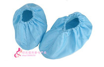 Anti-static shoe cover dust-free shoe cover indoor non-slip bottom rubber bottom working foot cover washable conductive strip dust shoe cover