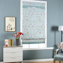 South Spring Roman curtain roller curtain curtain blackout living room bedroom study lifting partition doors and windows blooming fragrance