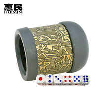 Bars and nightclubs Round-headed Egyptians golden chicken claws foreskin dice cup sieve cup each send 6 dice 7