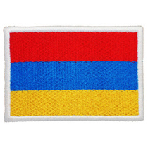Armenian flag arm Chapter arm Chapter cloth applie with embroidered label