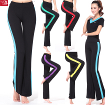 Square dance clothing spring and summer womens dance pants Running pants practice clothes Fitness pants Square dance pants dance pants