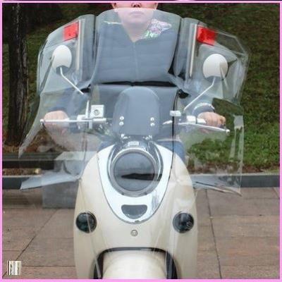 Pedal electric motorcycle hand guard transparent film battery car wind shield rain bicycle windproof front windshield